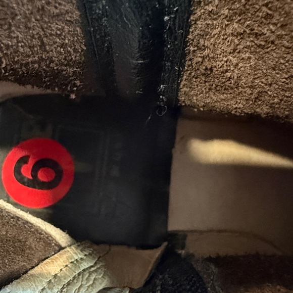 Frye Dark Brown Leather Buckle Boots - Picture 10 of 13